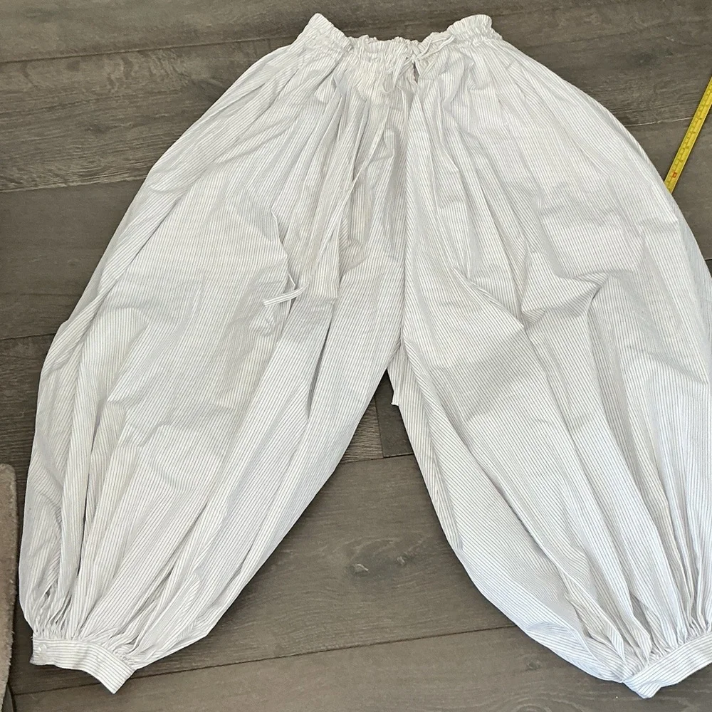 Zara Collection Striped Balloon Pants XS-S - Picture 4 of 7